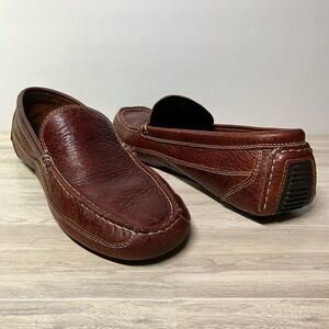 DULUTH TRADING Co. Men's Bison Leather Driving Moccasins Handsewn Old Money 12